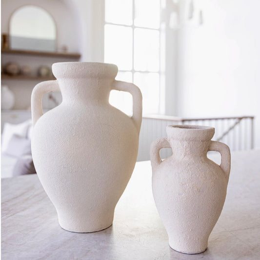 Edith Natural Terracotta Urn Vase