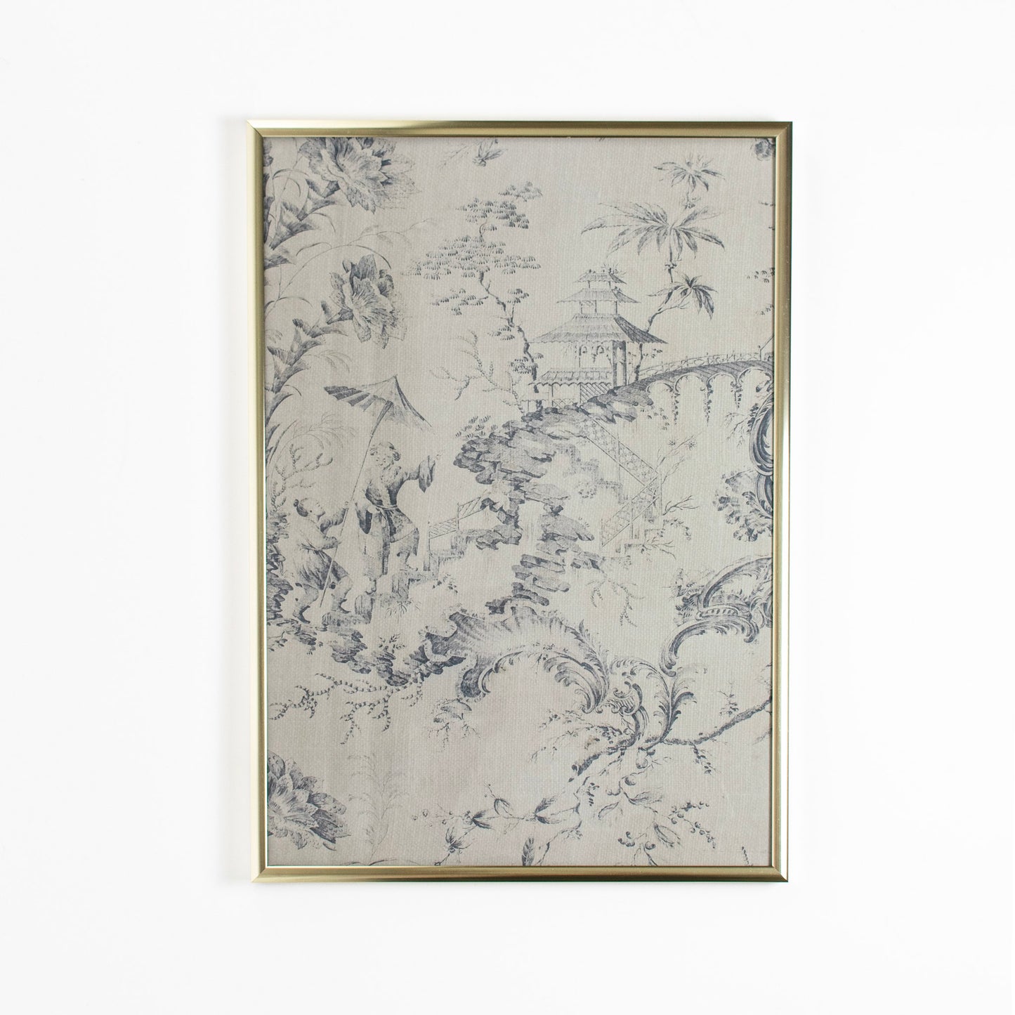 oriental flowers poster print