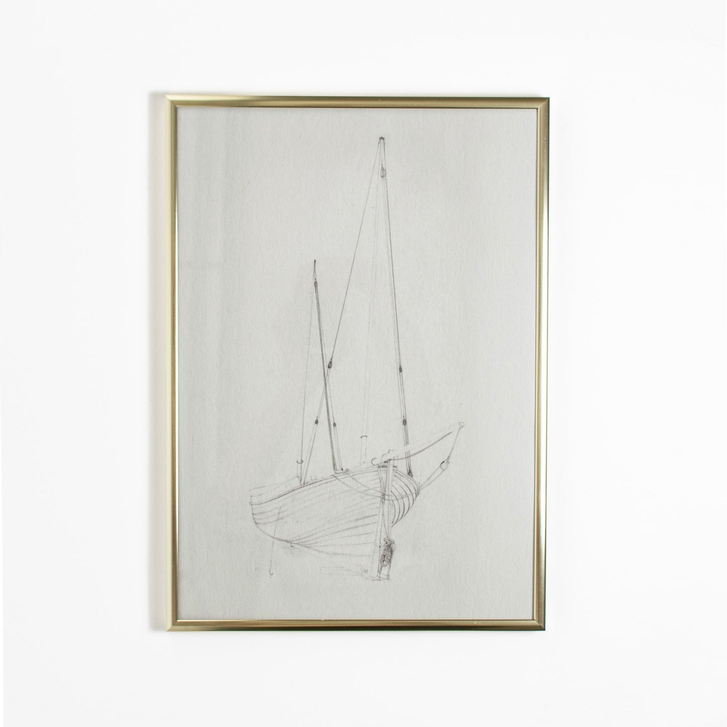 sailing boat poster print