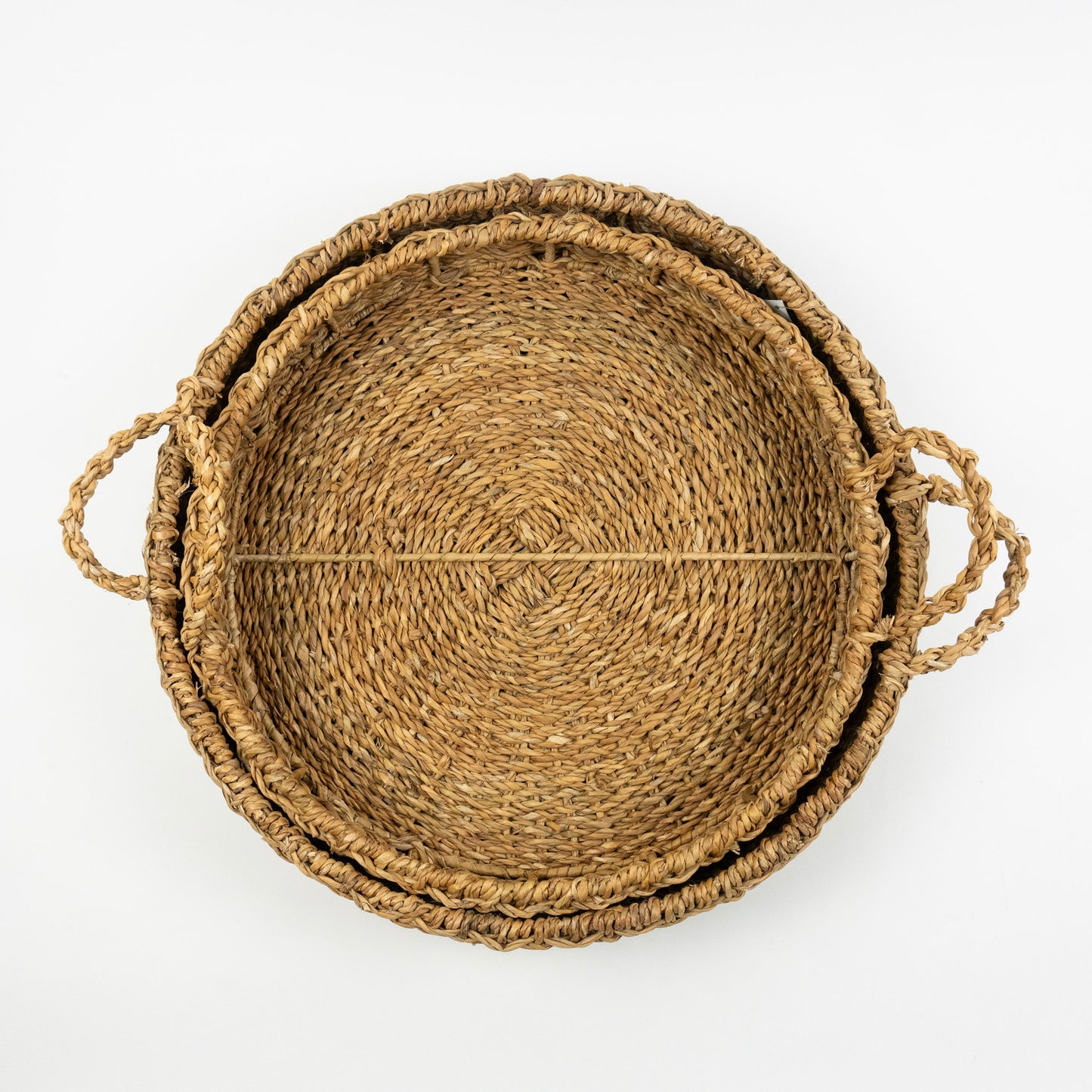 seagrass round trays
