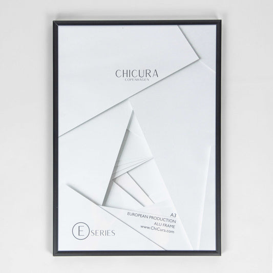 Black aluminium poster frame