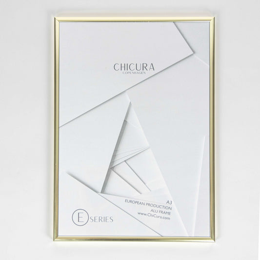 Gold aluminium poster frame