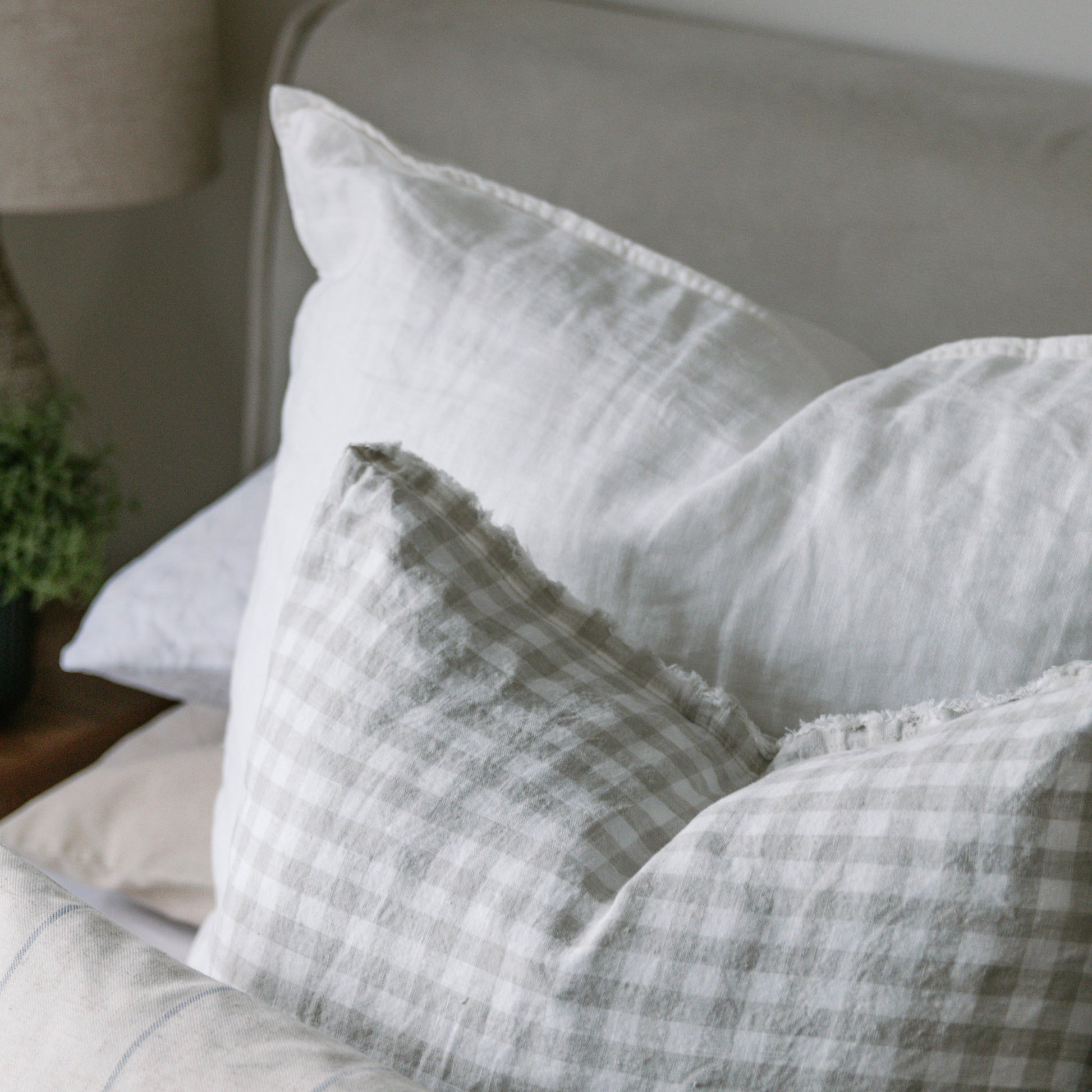 Emma Gingham Cushion Cover - Nade & Co.