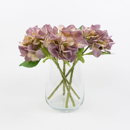 artificial hydrangea vase