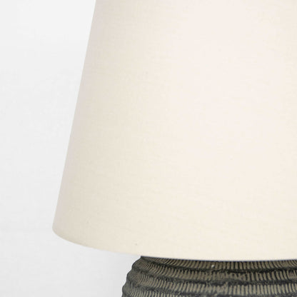 beige linen lampshade