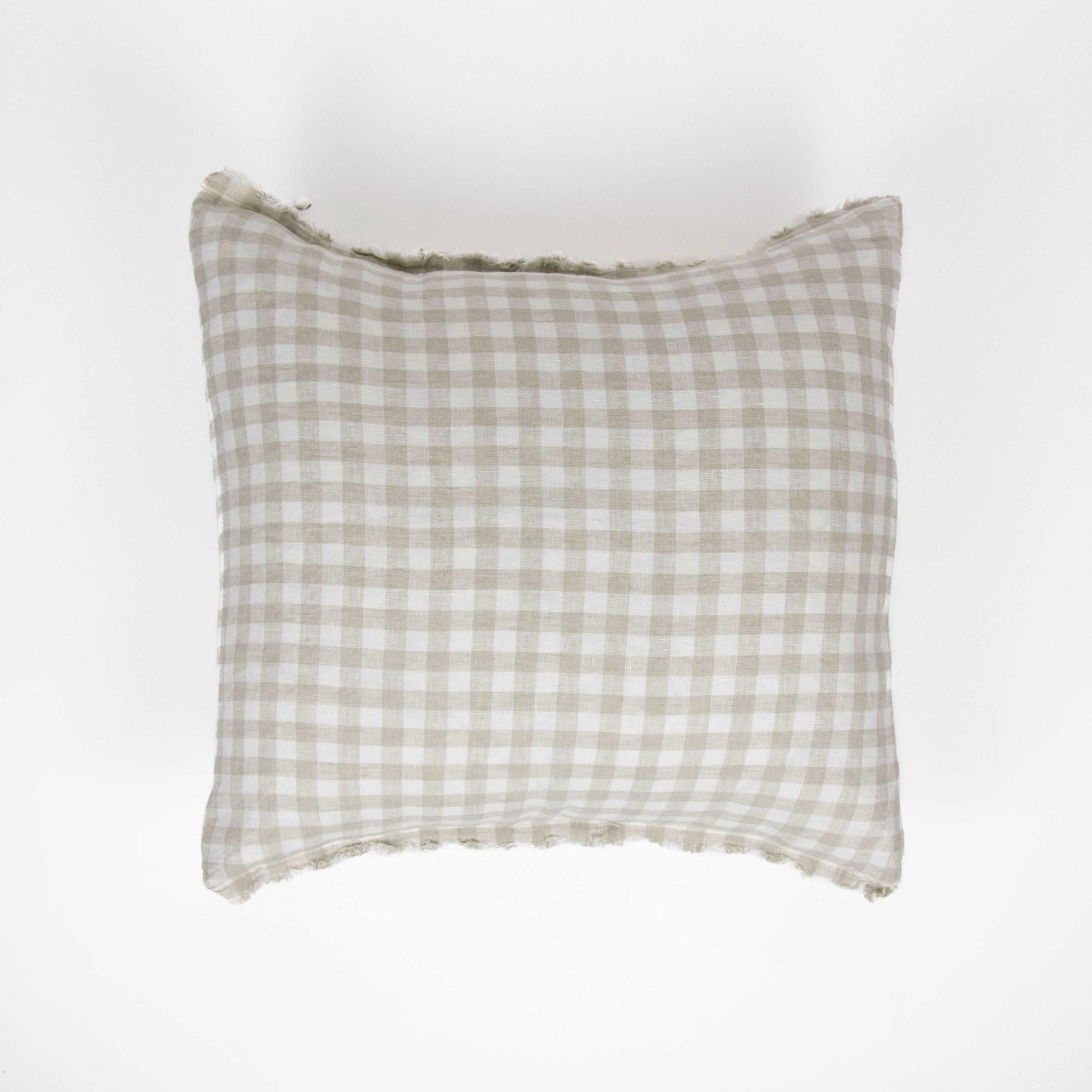 gingham cushion cover