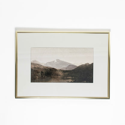 mountain poster print