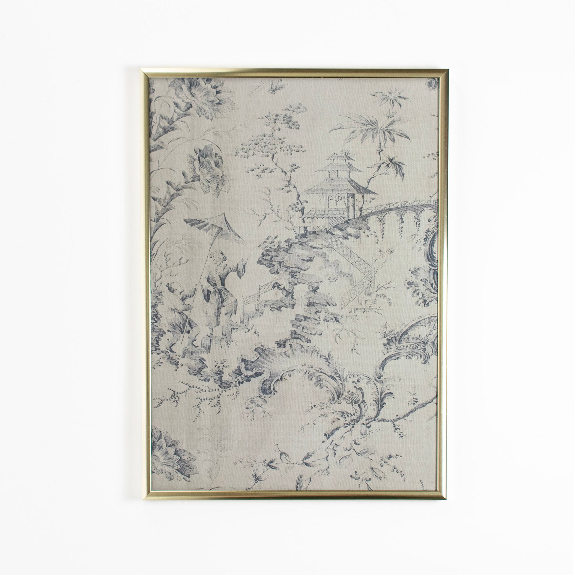 oriental flowers poster print