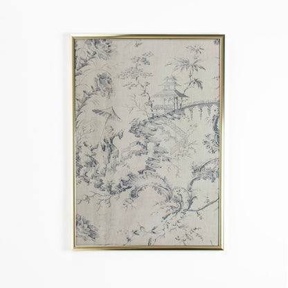 oriental flowers poster print