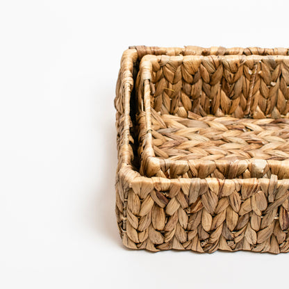 rustic storage baskets
